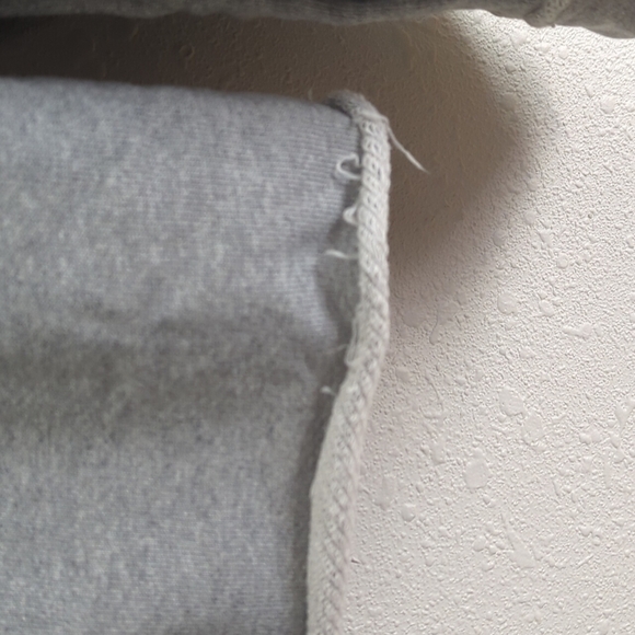 Emery Park Gray Button Down Sweatshirt Jacket Shacket Slightly Cropped Medium - Picture 10 of 14